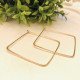 SQUARE HOOP EARRINGS