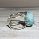 RING NATURAL AMAZONITE WRAPPED