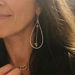 TEARDROP CRYSTAL EARRINGS TEARDROP CRYSTAL EARRINGS