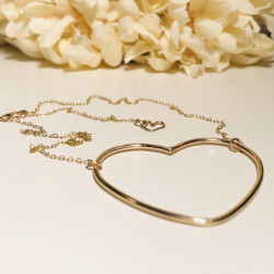 OPEN HEART NECKLACE OPEN HEART NECKLACE