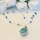 TURQUOISE PENDANT NECKLACE TURQUOISE PENDANT NECKLACE