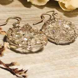 CRISTAL NET EARRINGS CRISTAL NET EARRINGS