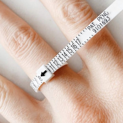 RING SIZING TOOL REUSABLE - ADJUSTABLE RING SIZING TOOL REUSABLE - ADJUSTABLE