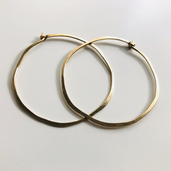 CLASSIC ORGANIC HOOPS EARRINGS CLASSIC ORGANIC HOOPS EARRINGS