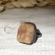  NATURAL RAW SUNSTONE GEMSTONE RING   