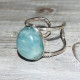 RING NATURAL AMAZONITE WRAPPED