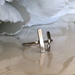 DOUBLE BAR ORGANIC RING DOUBLE BAR ORGANIC RING