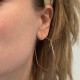 HEXAGON HOOPS EARRINGS