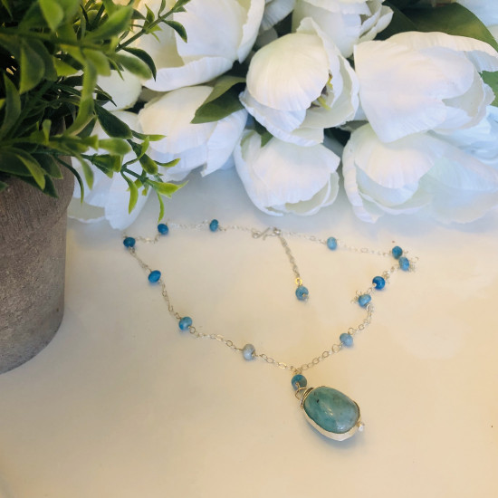 TURQUOISE PENDANT NECKLACE