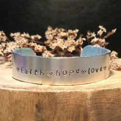 BRACELET FAITH HOPE LOVE BRACELET FAITH HOPE LOVE