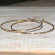 CLASSIC HOOPS HAMMERED EARRINGS SMALL