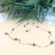 TURQUOISE LITTLE STONES NECKLACE