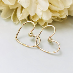 HEART STUDS EARRINGS SMALL HEART STUDS EARRINGS SMALL