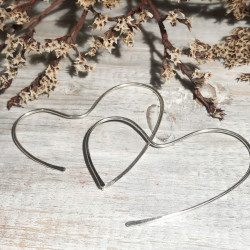 EARRINGS OPEN HEART EARRINGS OPEN HEART