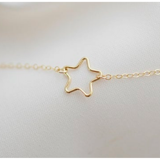 NECKLACE OPEN STARS CHOCKER