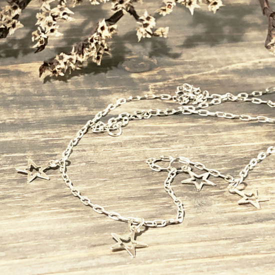 NECKLACE 5 STARS CHOCKER NECKLACE 5 STARS CHOCKER