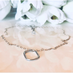 NECKLACE SQUARE CHOCKER NECKLACE SQUARE CHOCKER