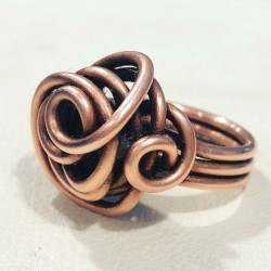 SWIRL COOPER RING SWIRL COOPER RING