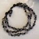 Leather Bracelet Natural Gray Agate Stone Leather Bracelet Natural Gray Agate Stone