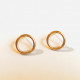 CIRCLE STUD EARRINGS