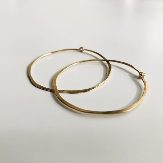 CLASSIC ORGANIC HOOPS EARRINGS CLASSIC ORGANIC HOOPS EARRINGS