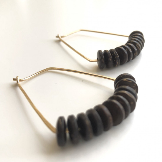 COCONUT SHELL EARRINGS