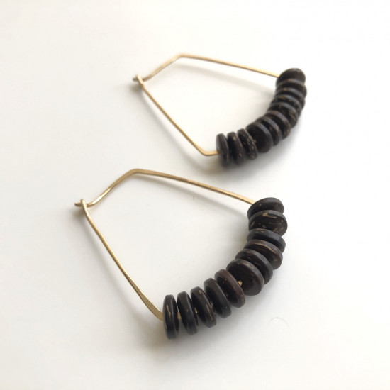 COCONUT SHELL EARRINGS