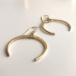 CRESCENT MOON EARRINGS CRESCENT MOON EARRINGS