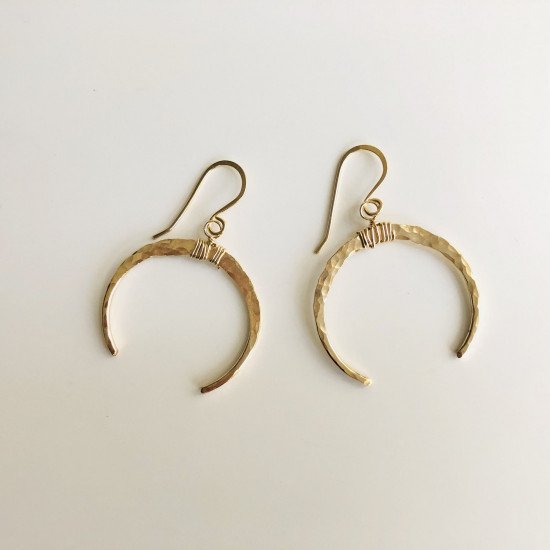 CRESCENT MOON EARRINGS