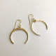 CRESCENT MOON EARRINGS