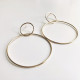 DOUBLE CIRCLES EARRINGS