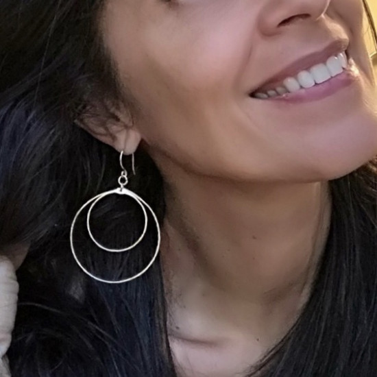 DOUBLE HOOPS EARRINGS