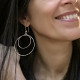 DOUBLE HOOPS EARRINGS