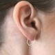 HEXAGON HOOPS BACKLESS EARRINGS FOR KIDS HEXAGON HOOPS BACKLESS EARRINGS FOR KIDS