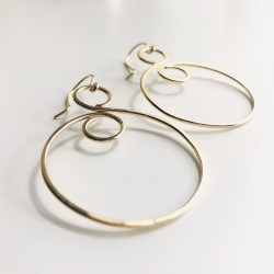INFINITY HOOPS EARRINGS INFINITY HOOPS EARRINGS
