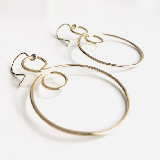 INFINITY HOOPS EARRINGS