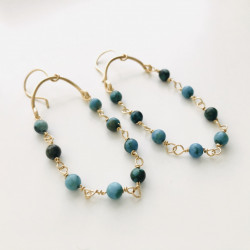 JADE CHAIN EARRINGS JADE CHAIN EARRINGS