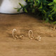 LOVE SCRIPT STUD EARRINGS