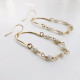 MOTHER OF PEARLS CHAIN EARRINGS