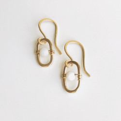 MOTHER OF PEARLS DROP EARRINGS MOTHER OF PEARLS DROP EARRINGS