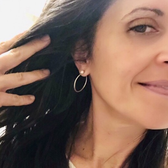 OPEN HOOP EARRINGS STERLING SILVER OPEN HOOP EARRINGS STERLING SILVER