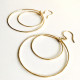 ORBITAL DOUBLE HOOP EARRINGS