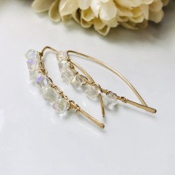 QUARTZ WRAPPED EARRINGS QUARTZ WRAPPED EARRINGS