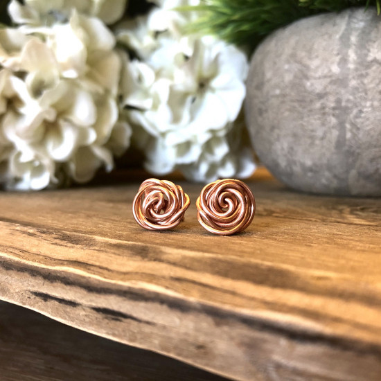 Rose Stud Earrings