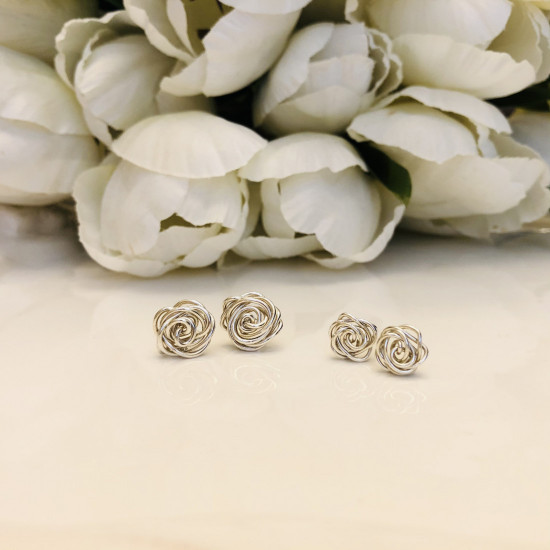 Rose Stud Earrings