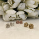 Rose Stud Earrings