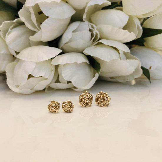 Rose Stud Earrings