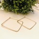 SQUARE HOOP EARRINGS SQUARE HOOP EARRINGS