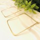 SQUARE HOOP EARRINGS SQUARE HOOP EARRINGS