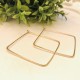 SQUARE HOOP EARRINGS SQUARE HOOP EARRINGS